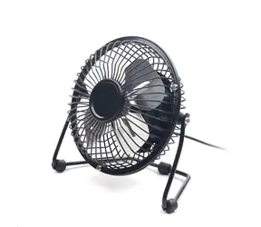 C-tech USB stolní ventilátor 4" černá
