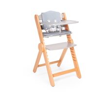 Kidnort Drömmer Jídelní židlička šedá / nosnost do 75 kg