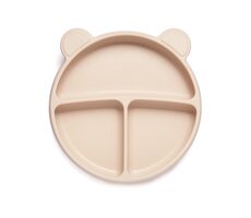 Kidnort Retter Silikonová dělená miska kulatá světlá