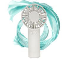 Airbi FAN MINI bílá / Rucní ventilátor / 1200mAh / 3 rychlosti