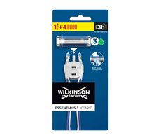 Wilkinson Essential 3 Hybrid holící strojek + 4 náhradní hlavice