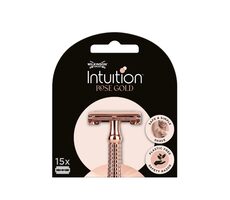 Wilkinson Intuition Double Edge Rose Blades dámské náhradní žiletky 15 ks
