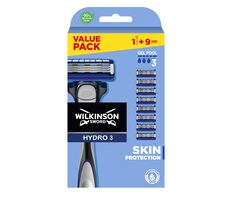 Wilkinson Hydro3 Skin Protection holicí strojek + 9 náhradních 3břitých hlavic 