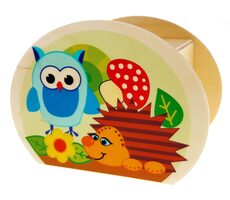 Hess Dřevěná pokladnička lesní zvířátka / od 3 let