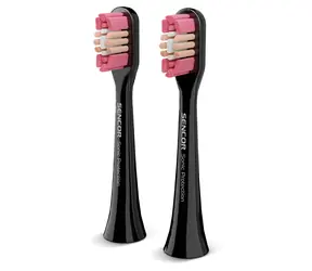 SENCOR SOX 104 Náhradní Whitening hlavice pro kartáček černá (2ks) / pro SENCOR 4210BL/4211GD