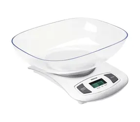SENCOR SKS 4001WH bílá / digitální kuchyňská váha / miska 2L / max. 5kg / dotyk. Tlačítka
