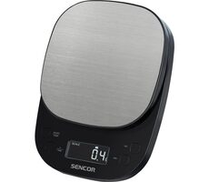 SENCOR SKS 0804BK černá / Digitální baristická váha / max. 2kg / dotyk. tlačítka