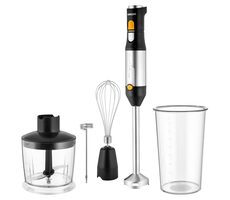 SENCOR SHB 6302BK černá / Tyčový mixér / 1200 W / nádoba 800 ml / sekáček 500ml / šlehací metla