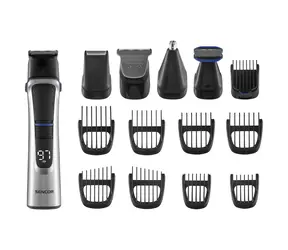 SENCOR SHP 8500BK černá / Multifunkční zastřihovač / 14 nástavců / 1-16mm