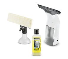 Kärcher WV 1 Plus D500 / Aku Vysavač na okna / Li-Ion / Pracovní šířka 25 cm / nádrž 100 ml / až 25 minut
