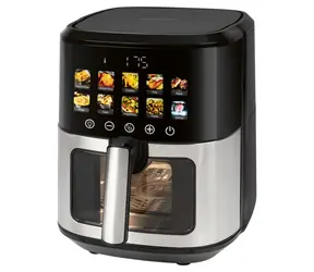 ProfiCook FR 1286 H černá / horkovzdušná fritéza / 1700W / 6.5 l / 9 programů