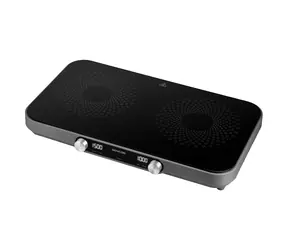 SENCOR SCP 2803BK černá / Dvouplotýnkový sklokeramický vařič / 2x 20cm / 2200W & 1300W