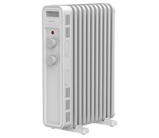 SENCOR SOH 3411WH bílá / olejový radiátor / 2300W / 3 úrovně / 11 žeber
