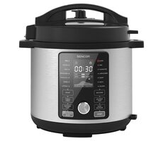 SENCOR SPR 6600SS-CZE2 / Elektrický tlakový hrnec / 1000W / 17 programů / 5.6L 