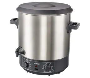SENCOR SPP 2200SS stříbrná / Zavařovací hrnec / 27 L / 1800W