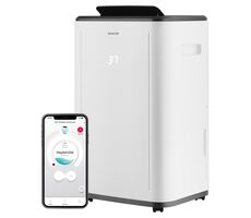 SENCOR SDH 2028WH bílá / odvlhčovač vzduchu / 360W / do 60 m2 / 6L
