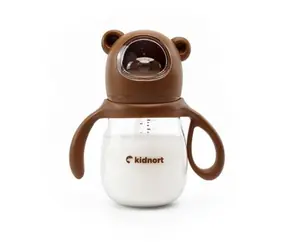 Kidnort Jordbaer Kojenecká lahev 240ml 6m+ hnědá