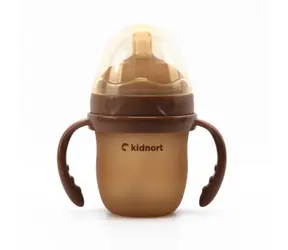 Kidnort Eple Kojenecká lahev pro kojené děti 150ml 0-3m hnědá