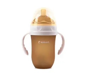 Kidnort Eple Kojenecká lahev pro kojené děti 250ml 6m+ béžová