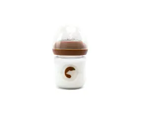 Kidnort Blabaer Kojenecká lahvička 125ml hnědá 0-3m