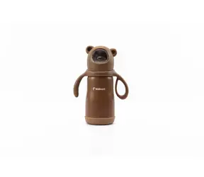 Kidnort Paere Dětská termolahev 270ml 6m+ hnědá