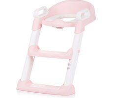 CHIPOLINO Záchodové prkénko se žebříkem Skippy Pink
