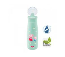 NUK Kojenecká láhev / Peppa Pig 450 ml / 12+ / zelená 