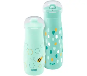 NUK Sada lahví na pití / 300-450 ml / od 9 měsíců / zelená