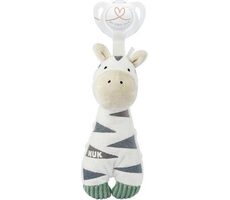 NUK Plyšový držák dudlíku Zebra / 0+