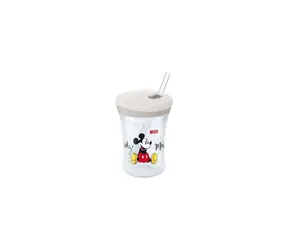 NUK hrnek Magic Cup s víčkem 230ml / bílá