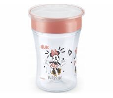 NUK hrnek Magic Cup s víčkem 230ml / červená