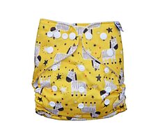 GaGa's Látková plena AIO Žlutá zebra