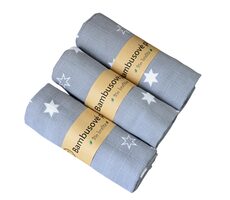 GaGa's Mušelínová plena bambus/biobavlna Šedá