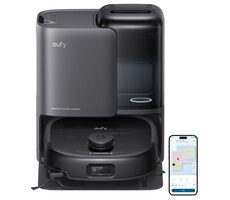 Anker Eufy Omni E25 černá / Robotický vysavač s mopem / 20000Pa / prachový sáček 3L / nádržka na vodu 2.5L