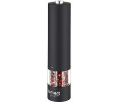 Lamart Ruber Mlýnek na koření elektrický černá / pepř.sůl / nerez