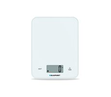 BLAUPUNKT FKS401 bílá / kuchyňská váha / přesnost na 1g / maximální nosnost 10 kg / 3x AAA
