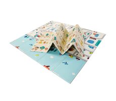 Asalvo Hrací podložka PLAY MAT XL 120*180cm CITY-FOREST