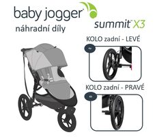 BabyJogger KOLO zadní SUMMIT X3 LEVÉ