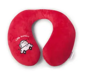 Babypack Cestovní polštář do auta, červený _