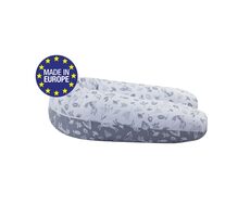 Bomimi ADOS kojící polštář 150x30, LESNÍ ZVÍŘÁTKA, ŠEDÁ