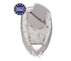 Bomimi HAGI Hnízdečko s polštářkem soft, KOLOUŠEK šedá