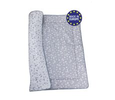 Bomimi HRACÍ deka 120x120, bavlna, oboustranná lesní zvířátka, šedá