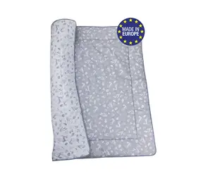 Bomimi HRACÍ deka 120x120, bavlna, oboustranná lesní zvířátka, šedá