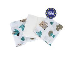 Bomimi Pleny bavlna Premium 140 g/m2 potisk, 80x70, 3ks, POJÍZDNÁ ZOO