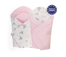 Bomimi Rychlozavinovačka soft oboustranná motýlci, růžová