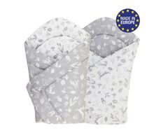 Bomimi Rychlozavinovačka soft oboustranná zvířátka, šedá