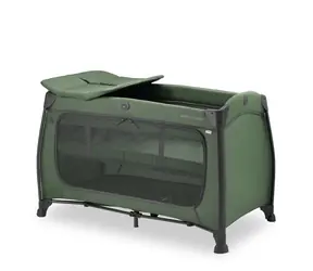 Hauck Cestovní postýlka s pultem Play N Relax Center Dark Green