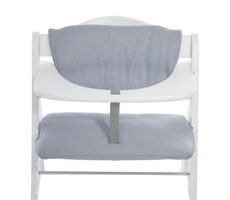 Hauck Polstrování Deluxe k židli Alpha+, Stretch grey
