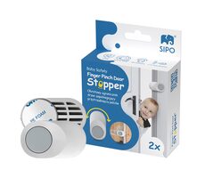 Sipo Dětská otočná zarážka do dveří s nastavením polohy, 2ks