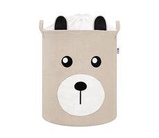 Sipo Koš na hračky se šňůrkou, skládací bavlněný